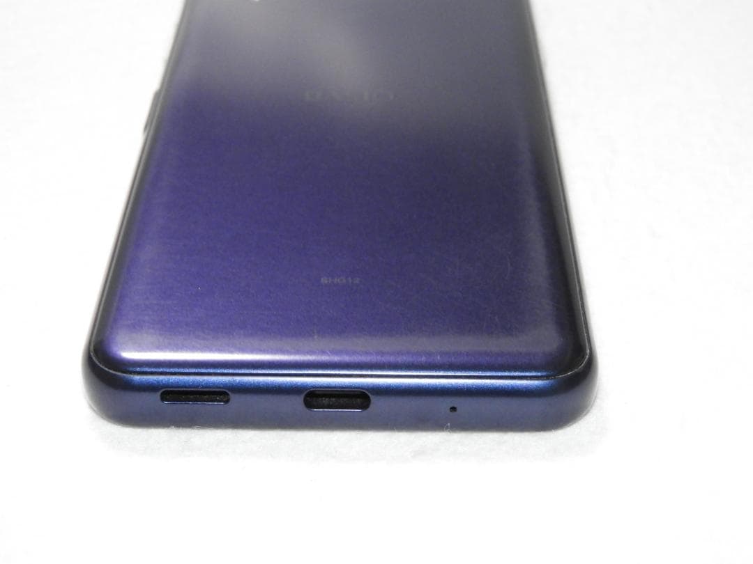 SHARP BASIO active2 au SHG12 ブルー SIMフリー