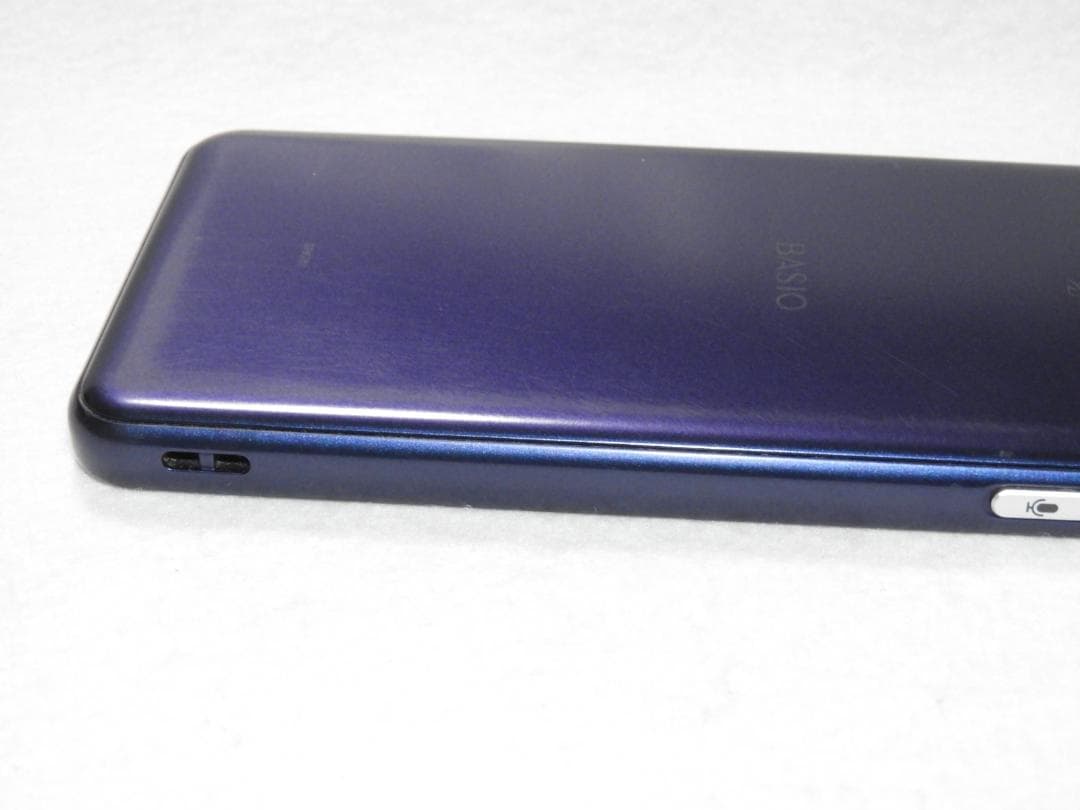 SHARP BASIO active2 au SHG12 ブルー SIMフリー