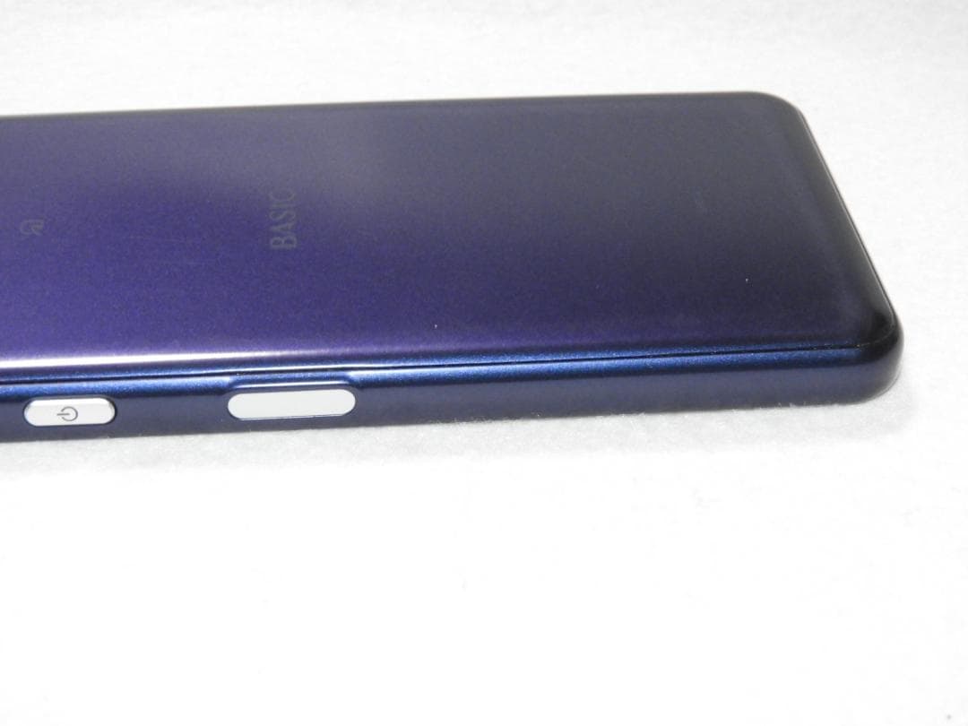 SHARP BASIO active2 au SHG12 ブルー SIMフリー