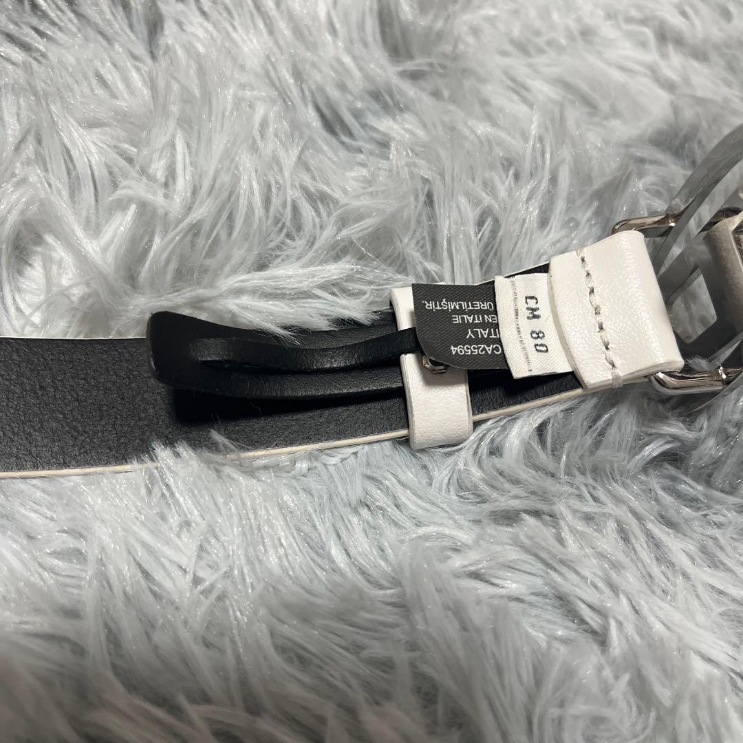 DIESEL ベルト ホワイト サイズ80/32