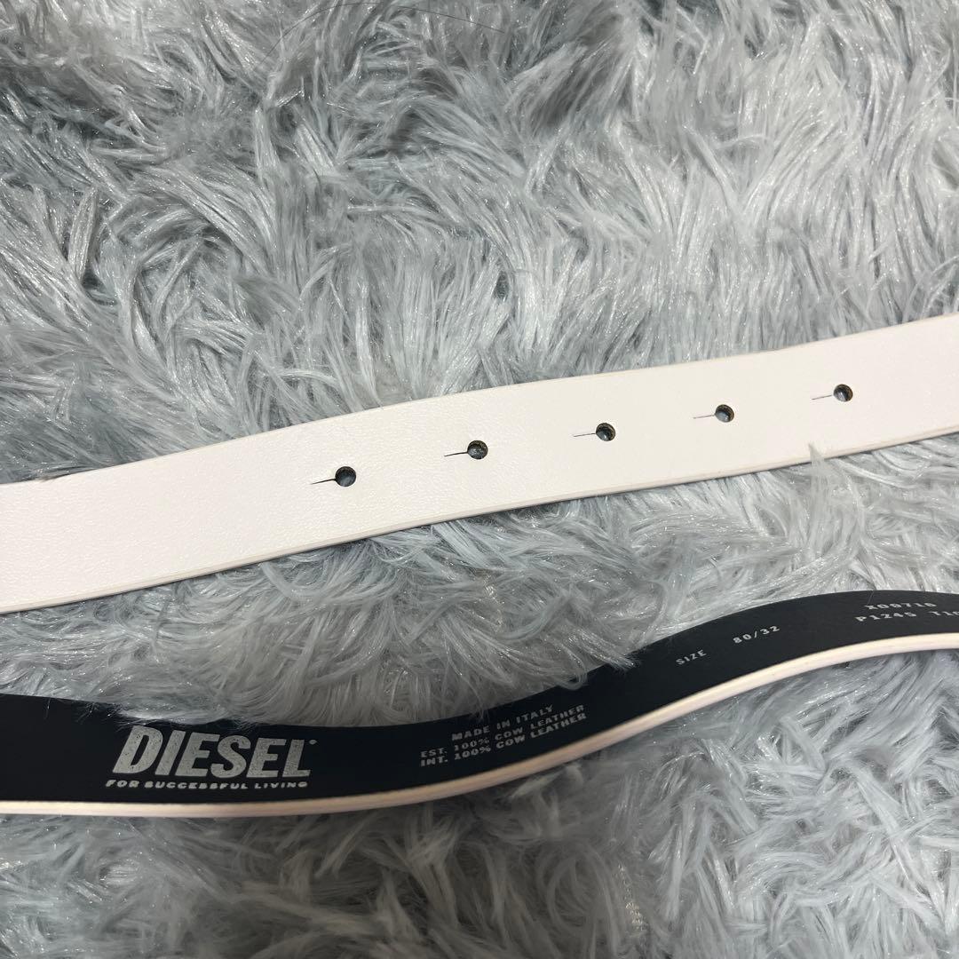 DIESEL ベルト ホワイト サイズ80/32