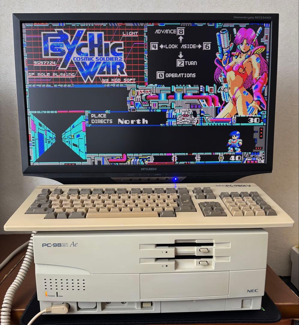 PC-9821Ae 本体のみ メンテナンス動作品 CF512MB