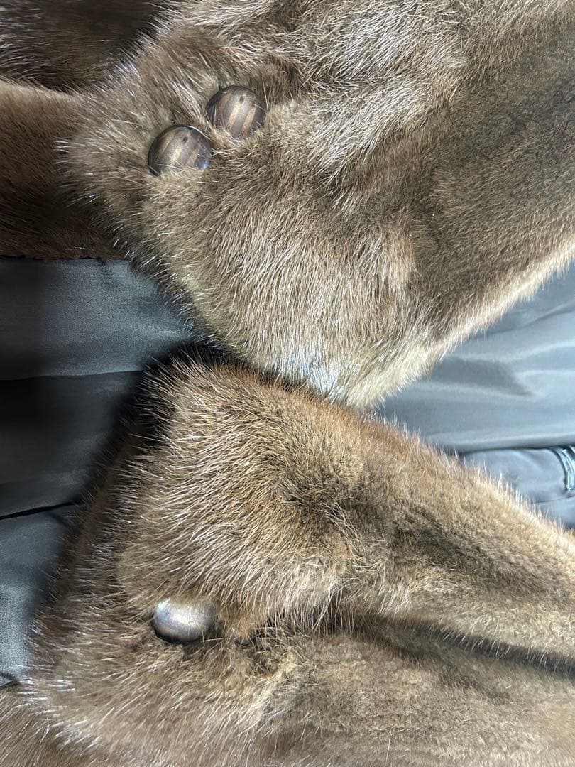 meisel peskin 毛皮　茶色　ダークブラウン