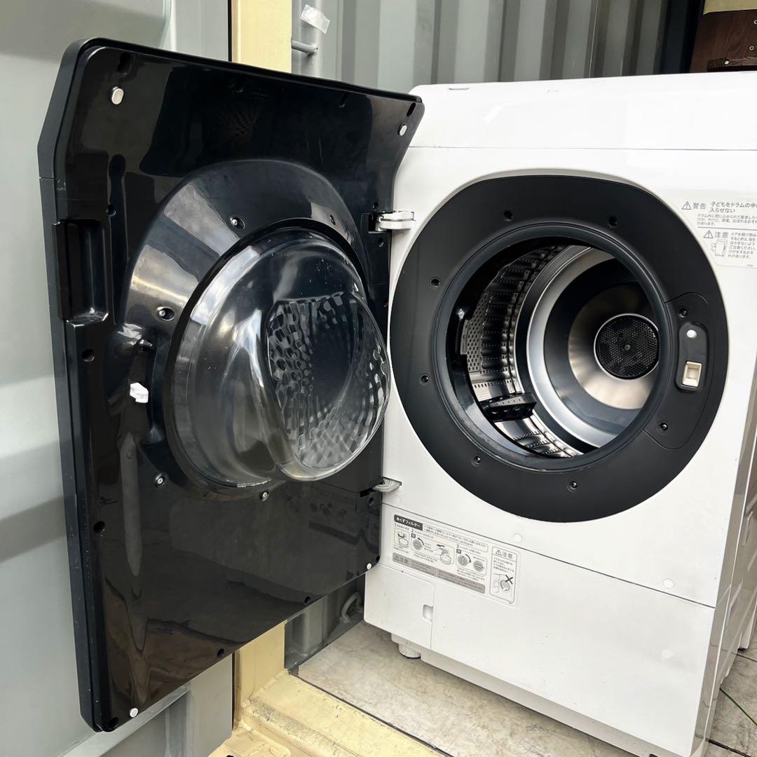 送料無料！※ジャンク品 SHARP ドラム式洗濯機 ES-W113