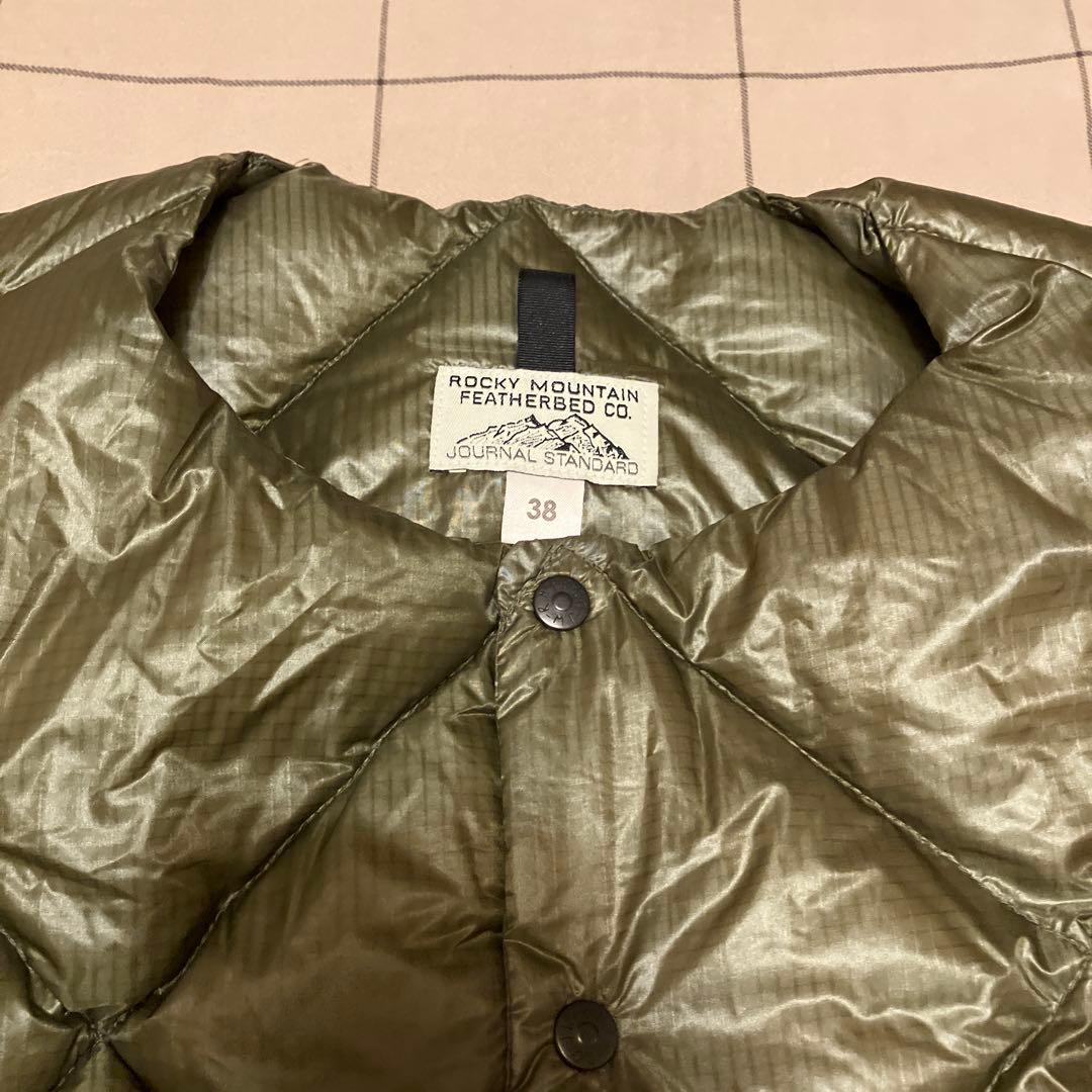 ロッキーマウンテン ダウンベスト オリーブグリーン 38