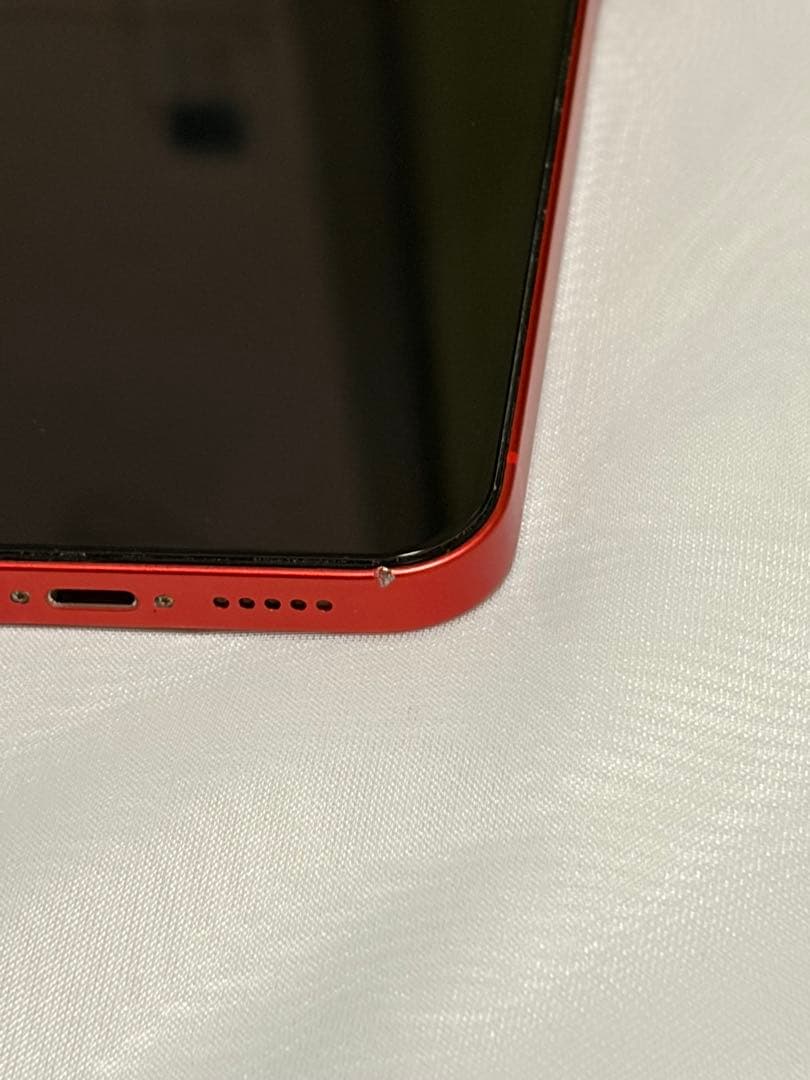 iPhone12 128GB RED SIMフリーバッテリー76%箱ケーブル付