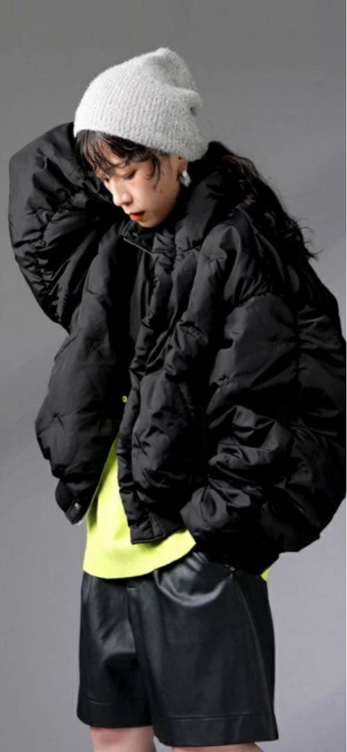 antiquaピンソニック加工 立体ドット ブルゾン【新品未使用】