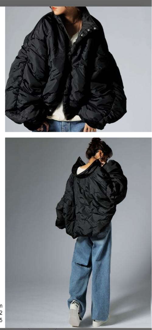 antiquaピンソニック加工 立体ドット ブルゾン【新品未使用】