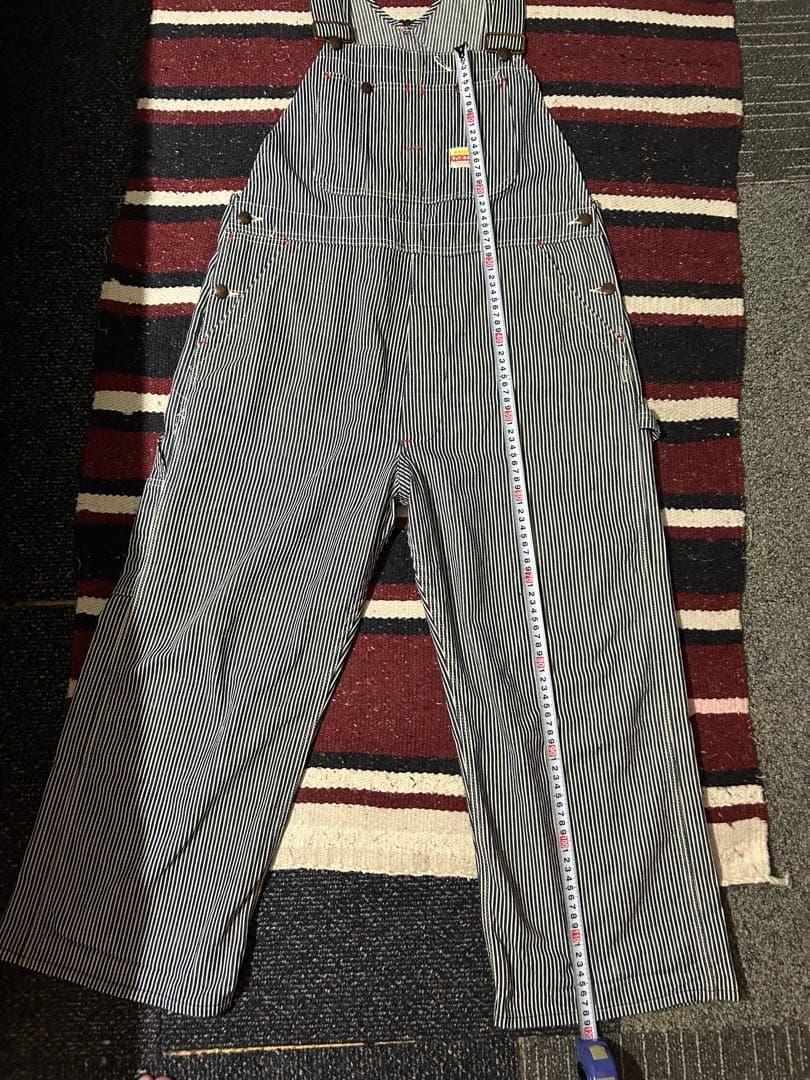 PAY-DAY ヒッコリーストライプオーバーオール