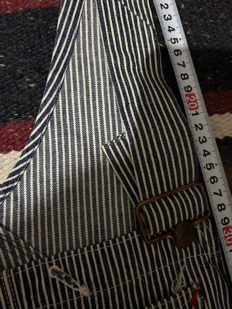 PAY-DAY ヒッコリーストライプオーバーオール