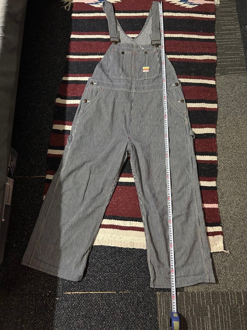 PAY-DAY ヒッコリーストライプオーバーオール