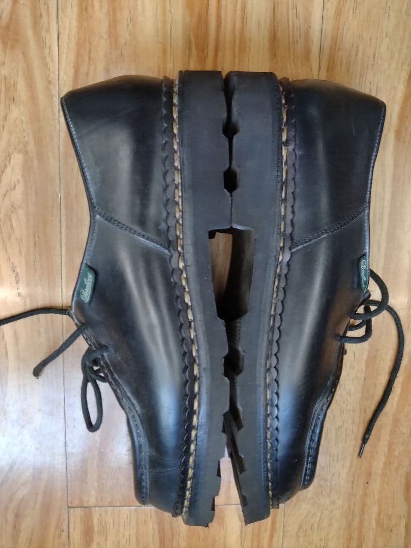 Paraboot モカシン 靴 レザー 毛皮