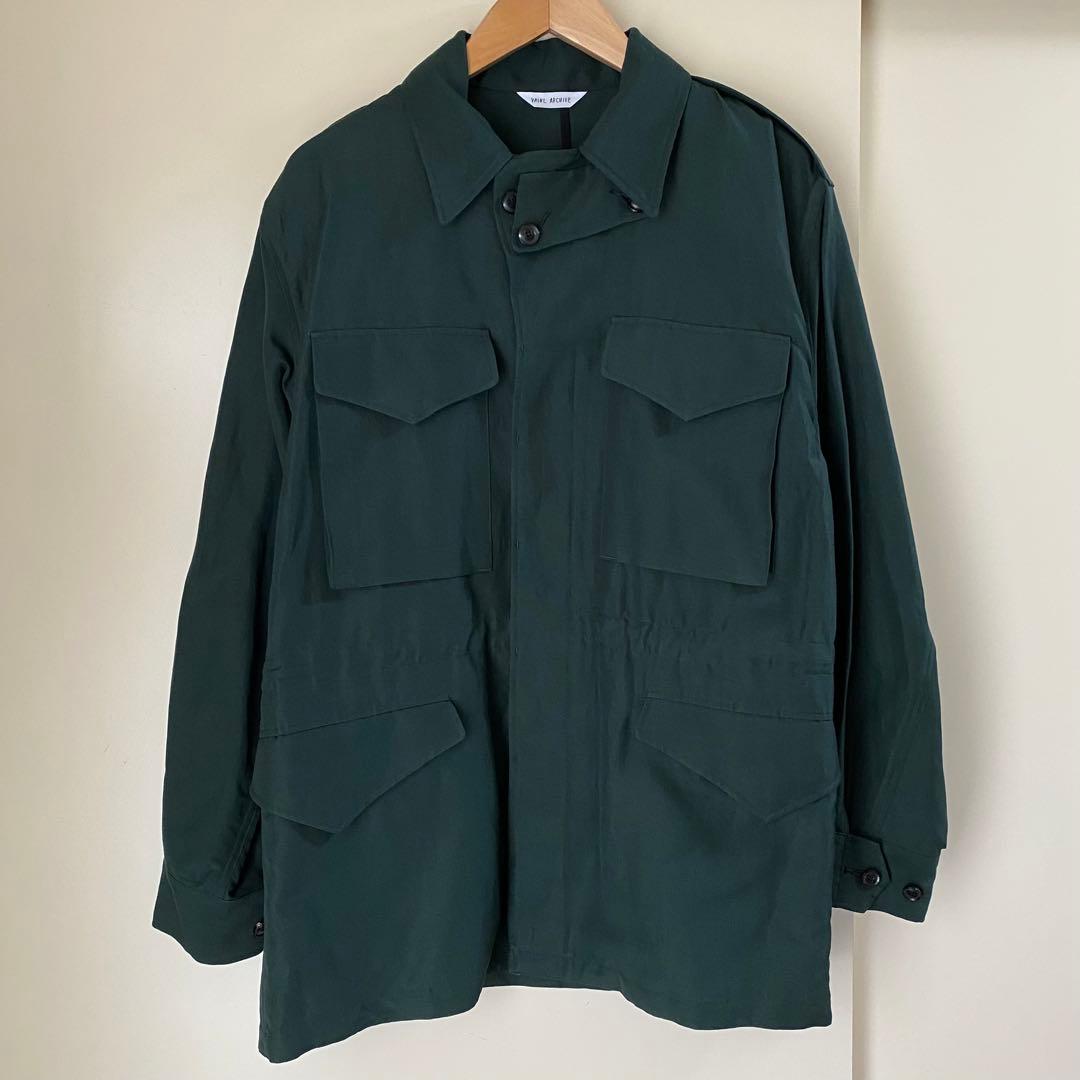 ヴァイナルアーカイブ VALE リネン ウール ジャケット ブルゾン M-65