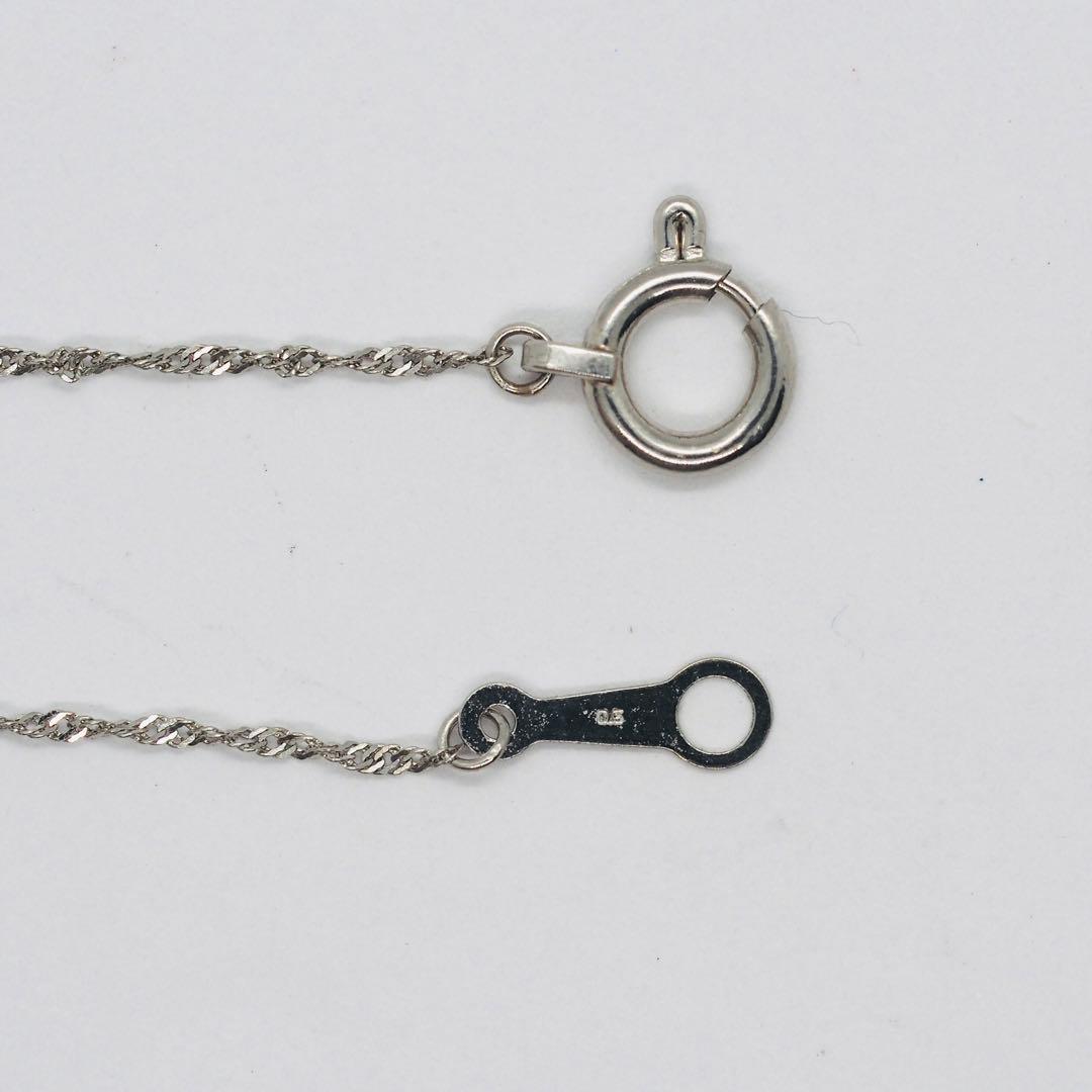 【ノーブランド】PT1000/850 0.5ct ダイヤモンド ネックレス