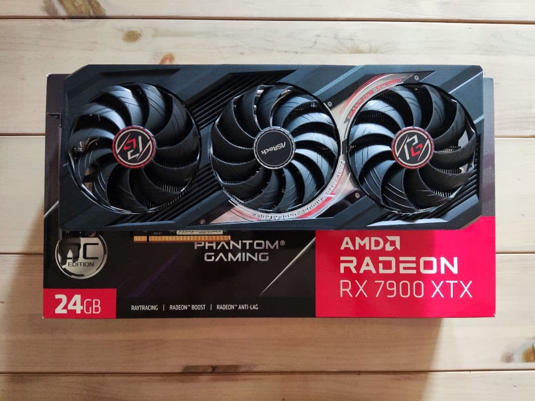グラフィックボード・グラボ・ビデオカード ASrock 7900XTX 24GB Phantom Gaming