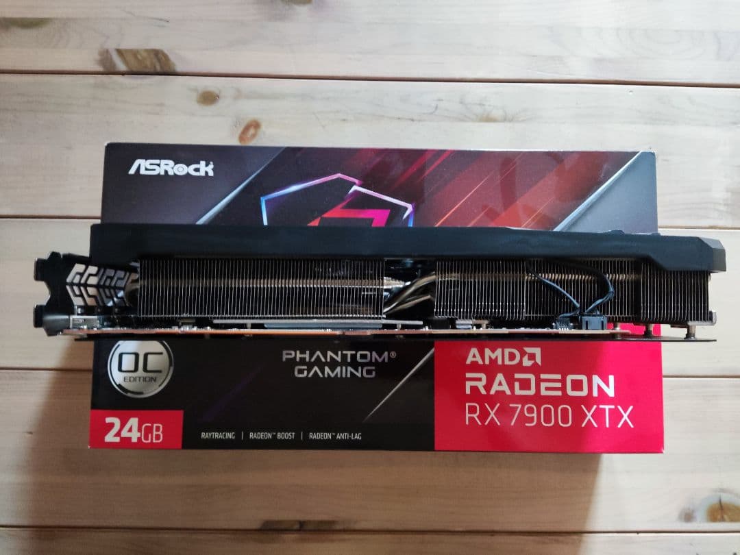 グラフィックボード・グラボ・ビデオカード ASrock 7900XTX 24GB Phantom Gaming