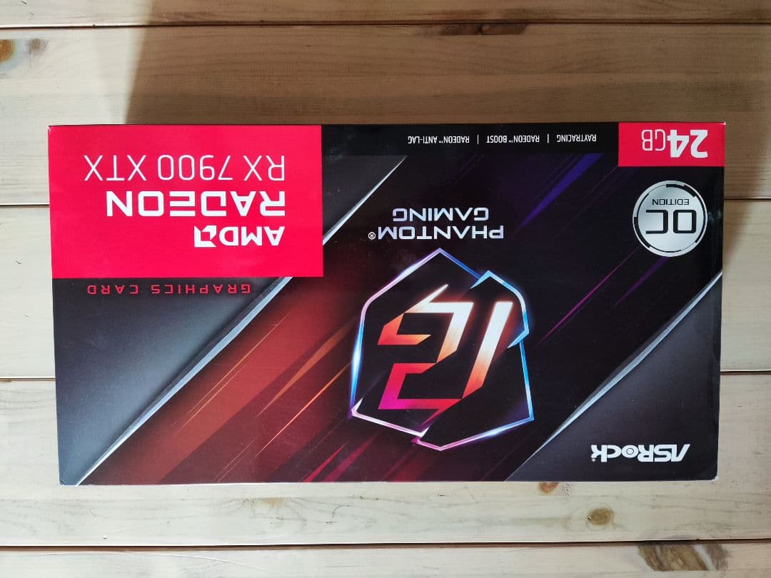 グラフィックボード・グラボ・ビデオカード ASrock 7900XTX 24GB Phantom Gaming