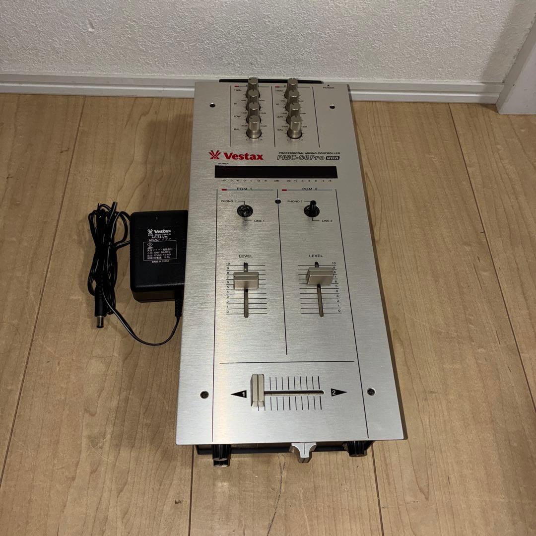Vestax ベスタクス PMC-06Pro VCA DJ ミキサー 付属品付き