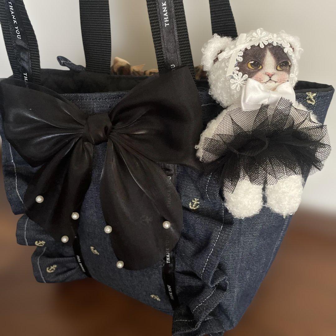 M*M様 コヤンイサムチョン　バミちゃん　デニムトートバック