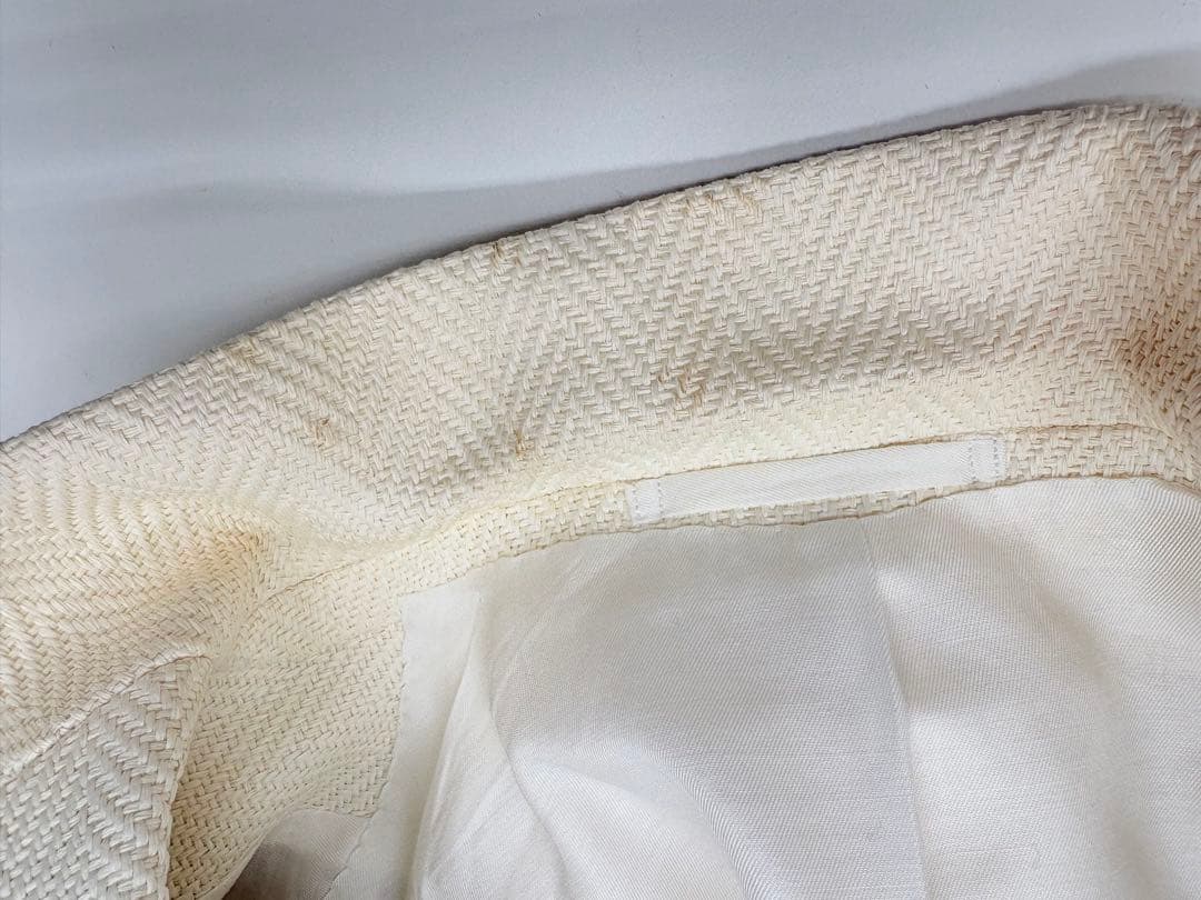 トゥモローランド スーツ シングル 50/48 ホワイト、クリーム系