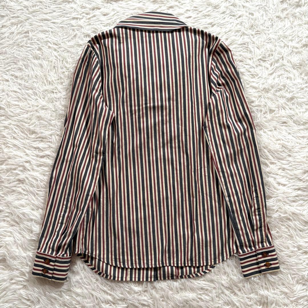 美品✨️ヴィヴィアンウエストウッド　ストライプ　ボウタイ　ブラウス　2サイズ