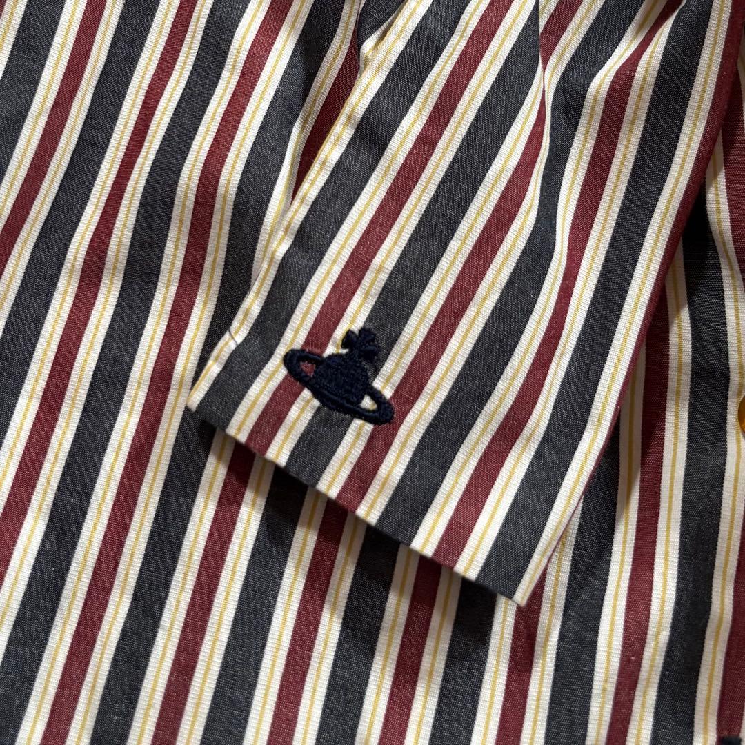 美品✨️ヴィヴィアンウエストウッド　ストライプ　ボウタイ　ブラウス　2サイズ