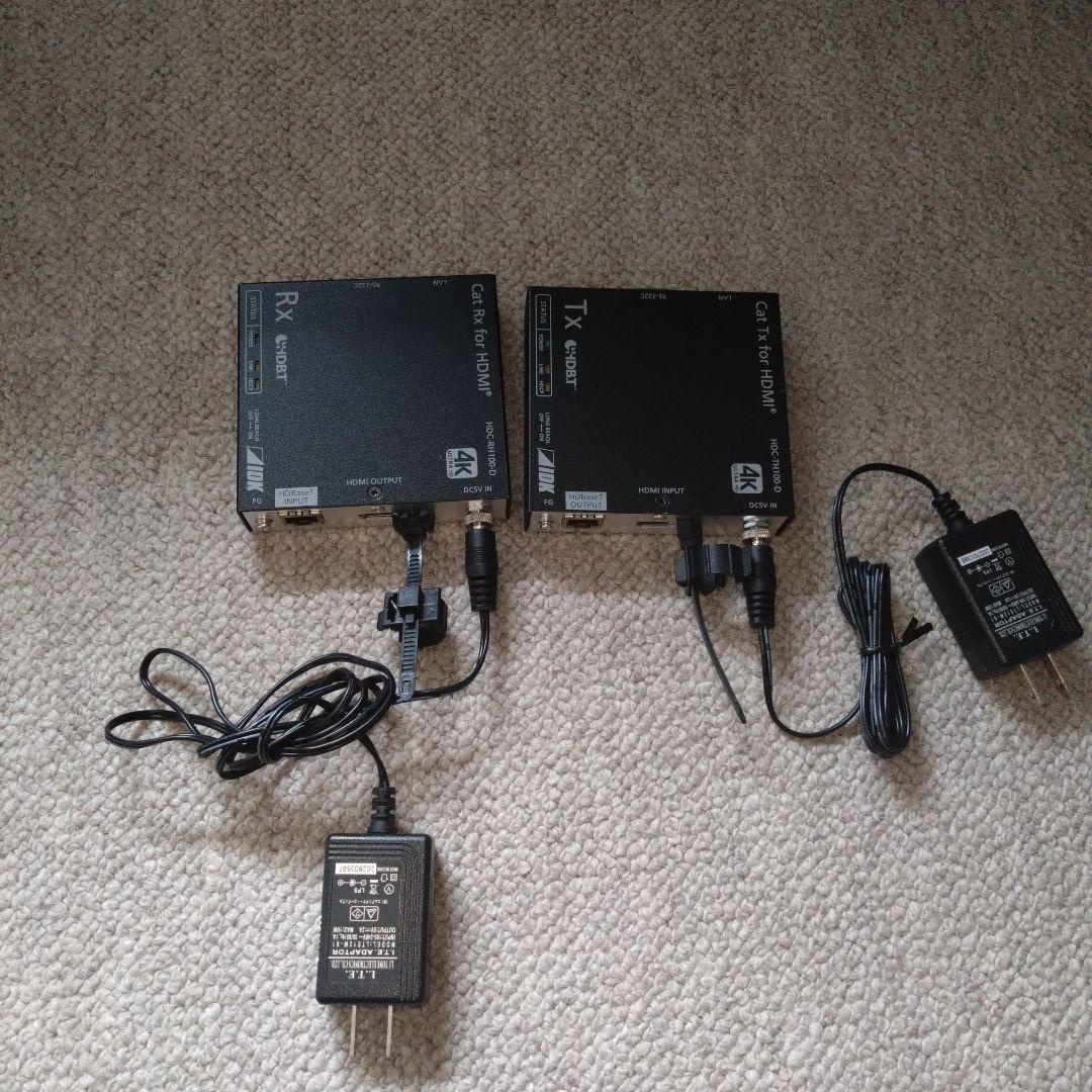 IDK 4K HDMIツイストペアケーブル送受信セット