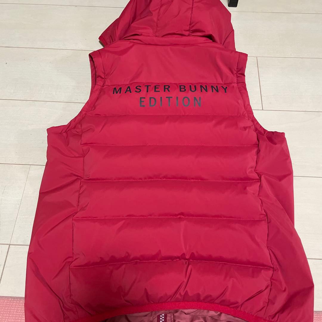 MASTER BUNNY　ダウンジャケット　長袖　ベスト　2ウェイ　赤　完売品