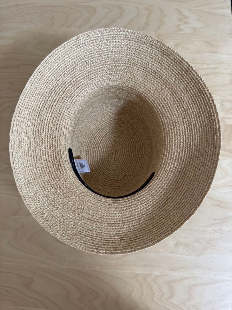 【新品未使用】HELENKAMINSKIヘレンカミンスキー麦わら帽子ブルーリボン
