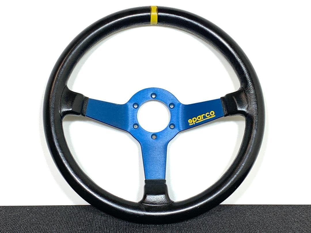 スパルコ L550 MONZA ステアリング 35Φ セミディープ 廃盤モデル