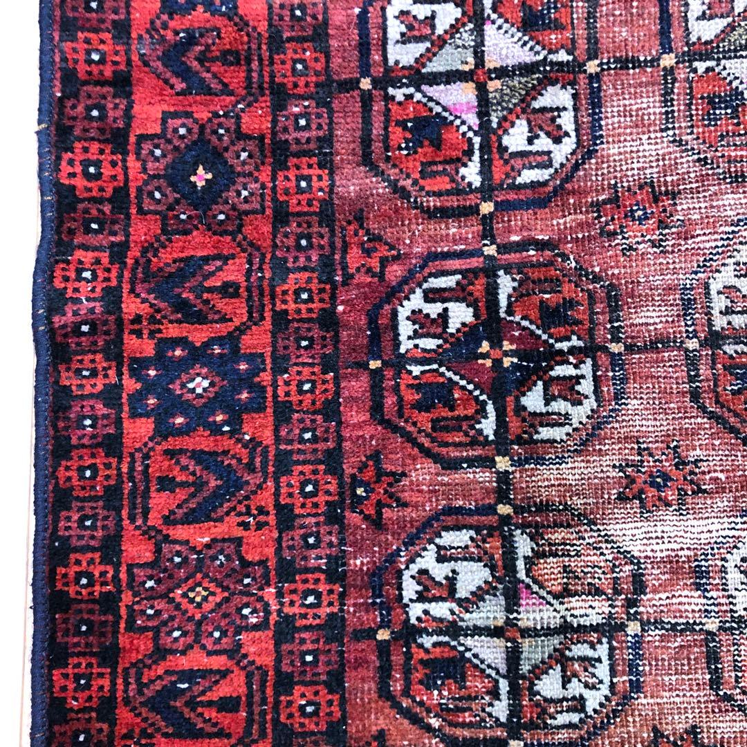 ペルシャ絨毯 ヴィンテージラグ 180×120 手織り オールド persia