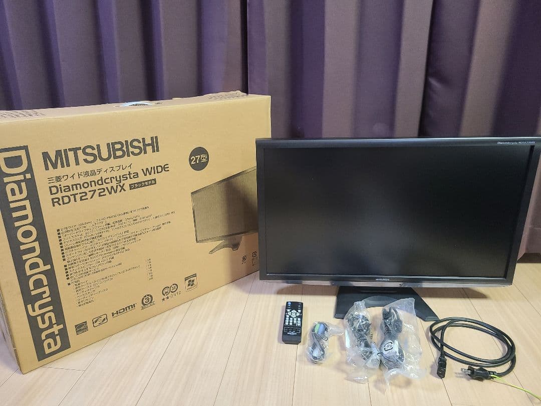 MITSUBISHI 三菱製 RDT272WX 27インチ液晶ディスプレイモニタ