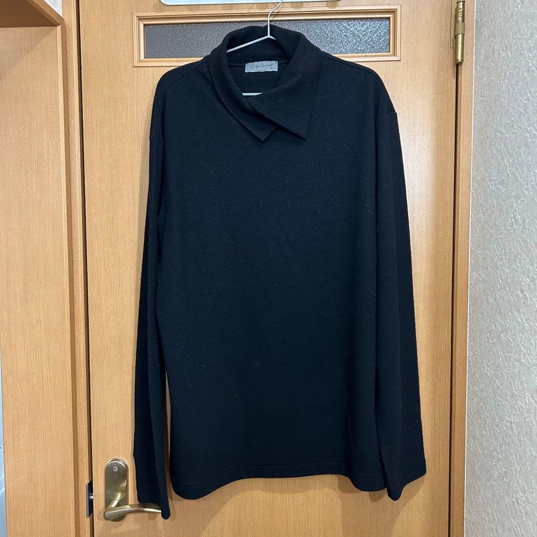 ヨウジヤマモトpour homme 重ね衿タートル長袖 ニットソー