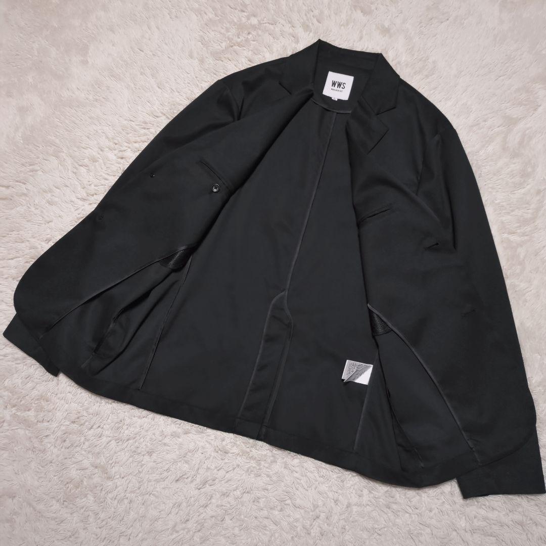 WWS　ストレッチスーツセットアップ　L　ブラック