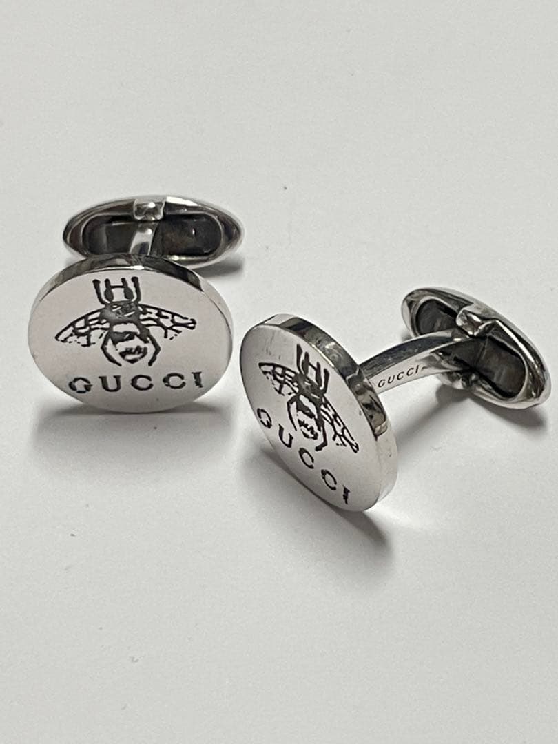 GUCCIグッチ シルバー　カフリンクス　❤︎
