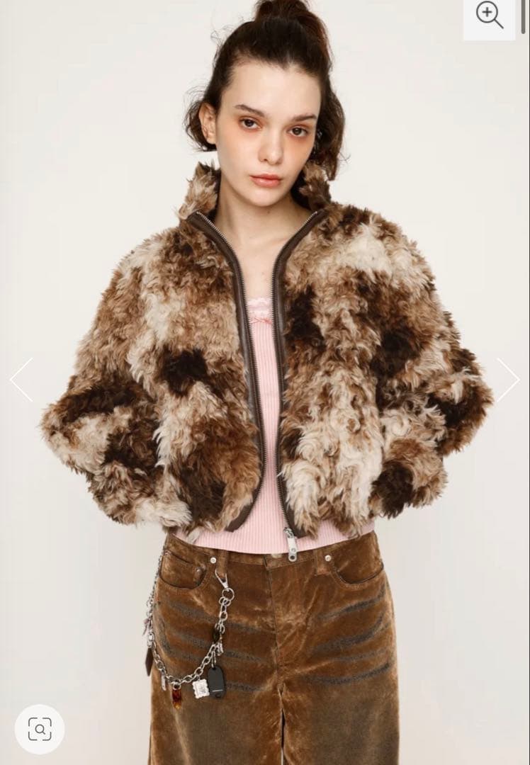 SLY CURLED BOA ブルゾン