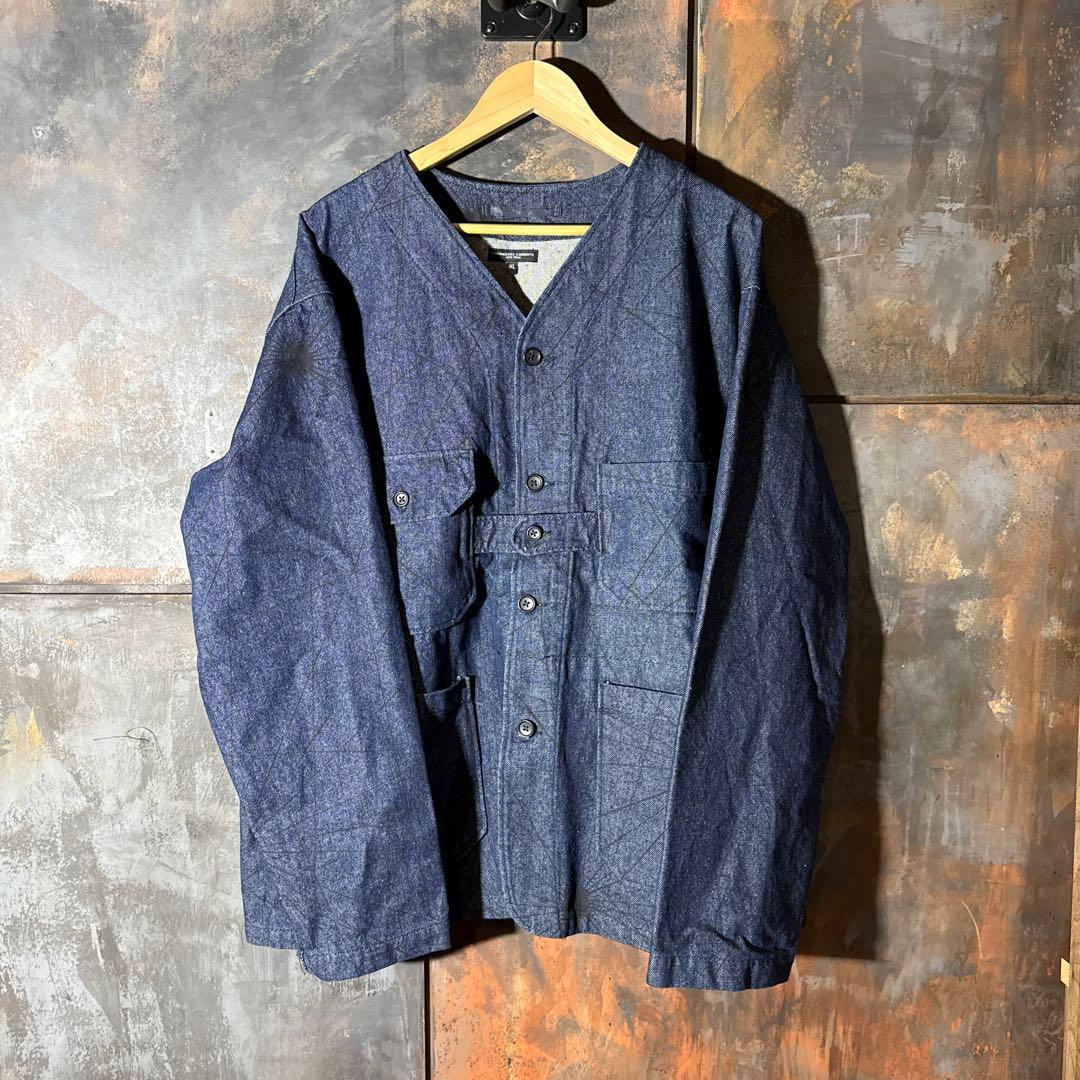 【美品】エンジニアドガーメンツ　デニムカーディガンジャケット
