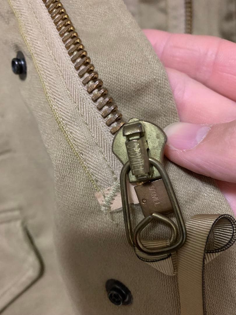 ALPHA M-65 フィールドジャケット ベージュ