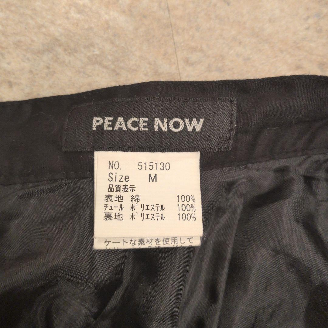 【希少】PEACE NOW 廃盤ブランド ゴスロリ 黒×レース スカート