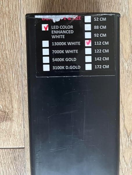 TICA水槽用LEDライト 白色 強調光 防水 120cm 水中ライト水槽ライト