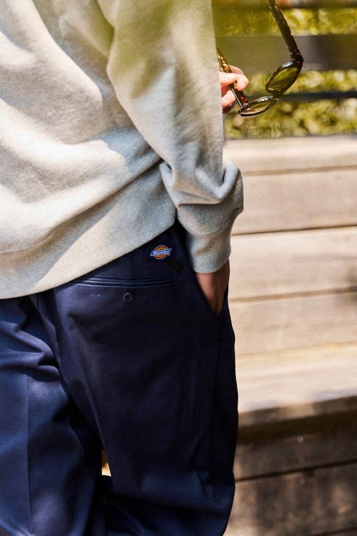 Saturdaysnyc × Dickies 2TACK WIDE ネイビー