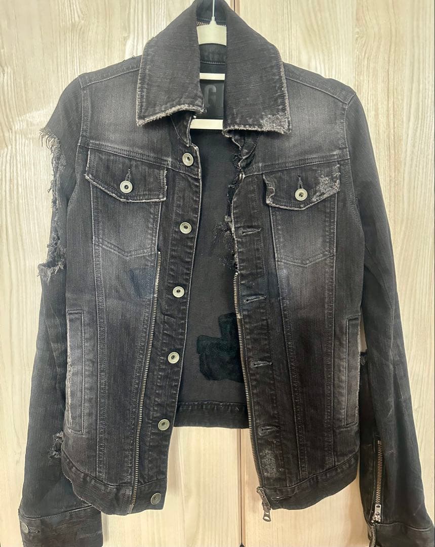 LGB ルグランブルーバッククロス　デニム　ジャケット