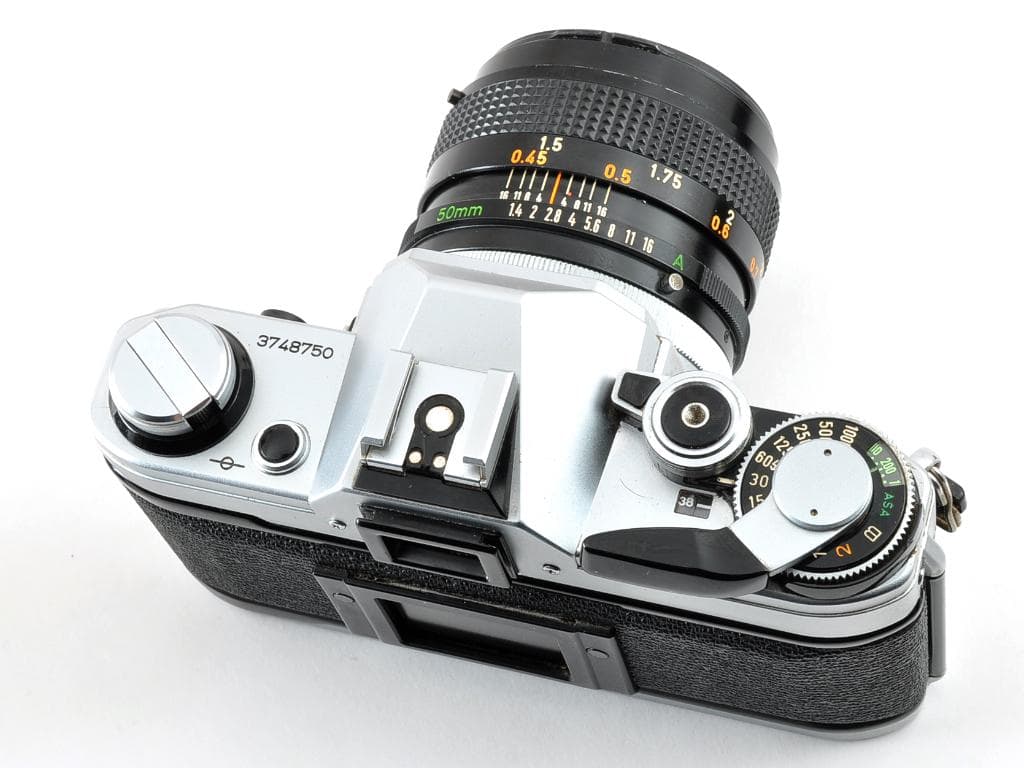 キヤノン Canon AE-1 FD 50mm f1.4 S.S.C. 動作確認