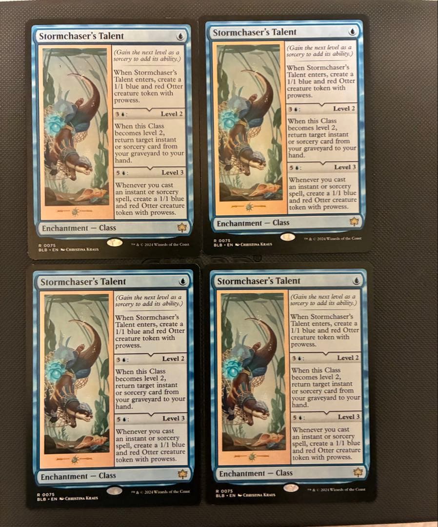 嵐追いの才能　英語版4枚セット