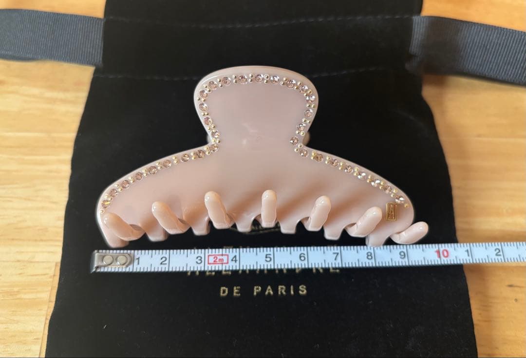 ALEXANDRE DE PARIS ヘアクリップ ピンク