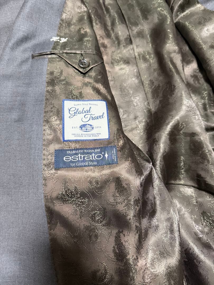 グローバルスタイル　TRABALDO TOGNA グレービジネススーツ