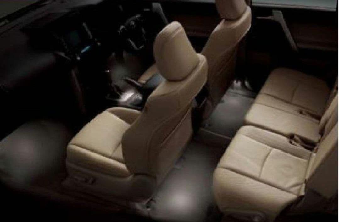 150プラド　トヨタ純正　インテリアイルミネーション　LED照明キット説明書付き