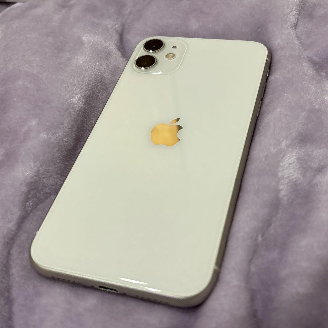 【美品】 SIMフリー iPhone11 ホワイト 64GB バッテリー99%