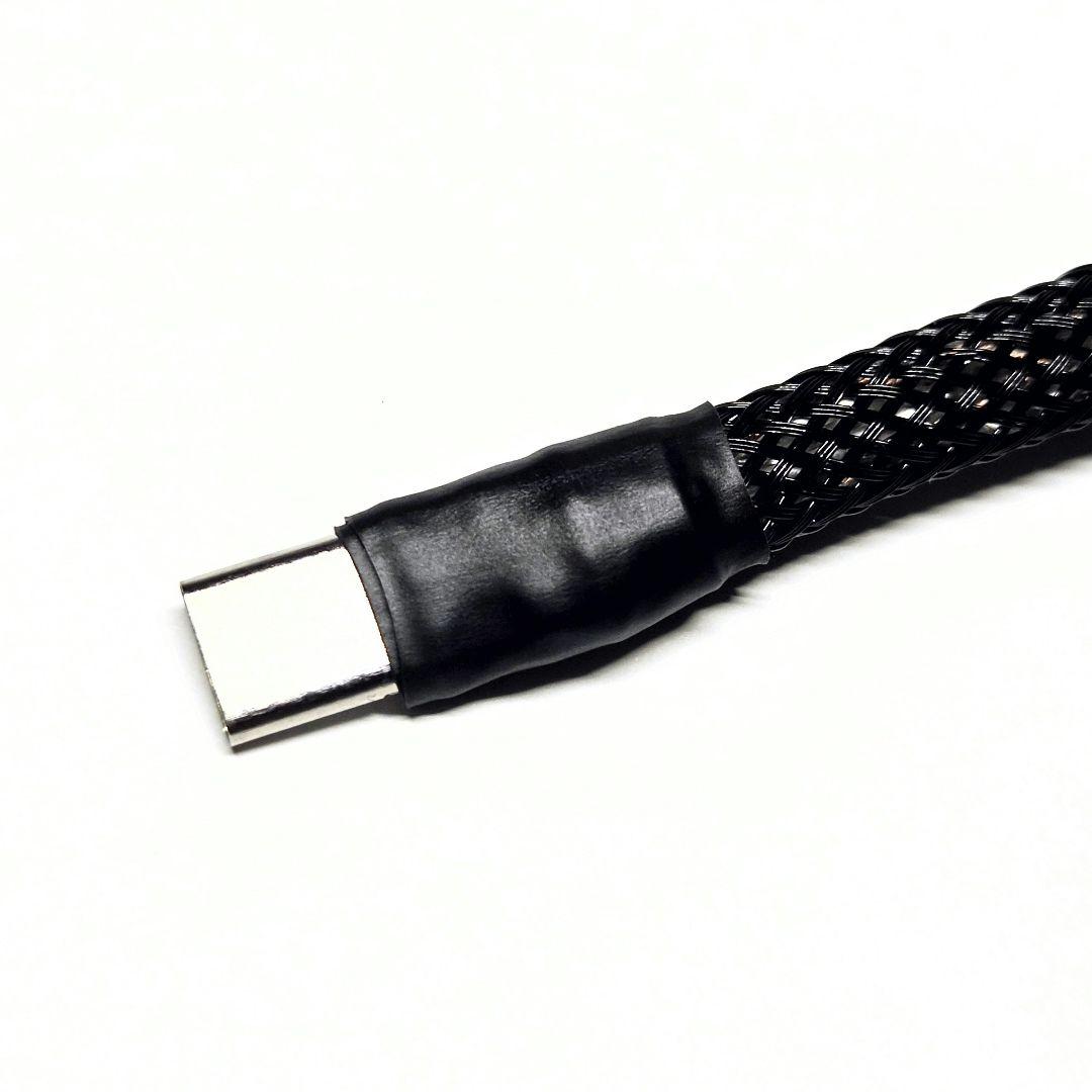 自作品 オーディオ用 USB Type-C OTGケーブル (12芯)