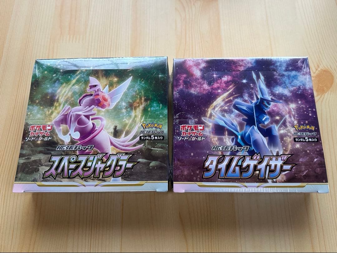 スペースジャグラー&タイムゲイザー未開封BOX 　シュリンク付